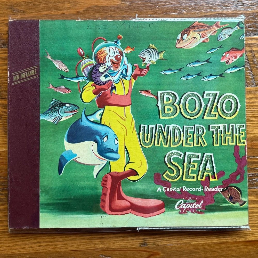 1948 Capital Record-Reader Bozo Under the Sea (item #2)